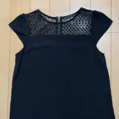 ZARA 半袖ワンピース　ブラック