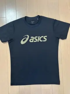 asics 黒 Tシャツ M
