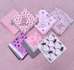 レベッカテイラー♡ポール&ジョー♡ハンカチ7枚セットのサムネイル
