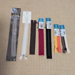 ファスナーセット 多色 さまざまなサイズ