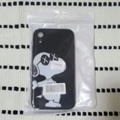 《 新品未使用 》iPhone XR用ケース スヌーピー 黒
