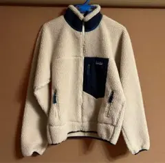 patagonia ボアジャケット　Sサイズ　 クリーム/ネイビー