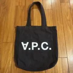 A.P.C. トートバッグ ブラック ロゴプリントのサムネイル