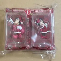 Happyくじ ディズニー クリスマスオーナメント 2点 ミッキー ミニー