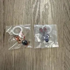 ズートピア めじるしチャーム ニック・ワイルド＆ジュディ・ホップス 2個セット