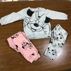 ミニー　スウェット　セットアップ　3点セット