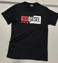 ディーゼル　DIESEL プリント　ロゴTシャツ　メンズ　ブラック　黒のサムネイル