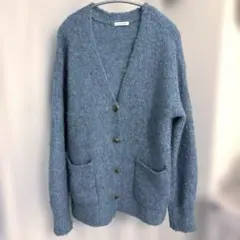 オリーブデオリーブ ニットカーディガン オーバーサイズ ブルー F