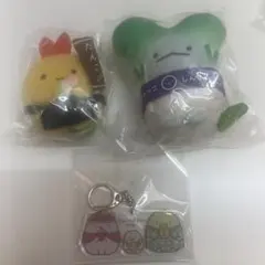 すみっコぐらし 埼玉限定 てのりぬいぐるみ 2種 とかげ えびふらいの 