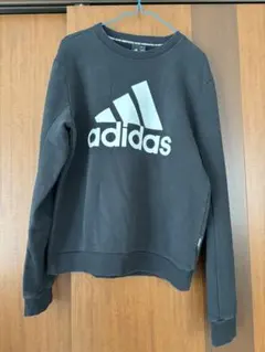 adidasスウェット トレーナー　裏起毛　ブラック L