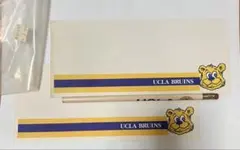 アメリカUCLAカリフォルニア大学ロサンゼルス校カレッジオリジナル鉛筆と封筒のサムネイル