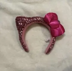 キティちゃん カチューシャ ピンク キラキラ 中古 美品