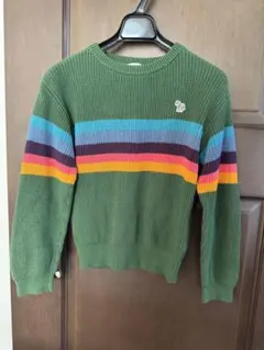 Paul Smith JUNIORストライプ編みニットセーター140-150cm