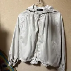 RagOut フード付きホワイトジャケット