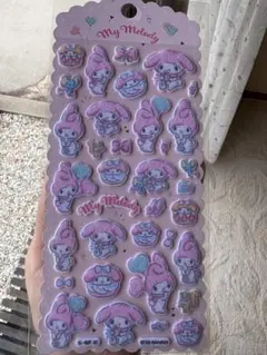 m*a様 マイメロ　フェルトシール　サンリオ　海外限定　正規品　ふわふわシール