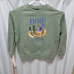 激レアDime ブーツプリントスウェット XL オリーブグリーン　美品のサムネイル