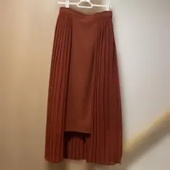 クラネ　レイヤードロングプリーツスカート