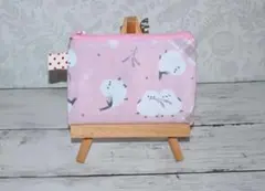 ミニポーチ　#58　ハンドメイド　ポーチ