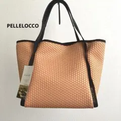 新品　タグ付き　ペレロッコ　トートバッグ　ハニービー　オレンジ