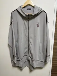 drug store‘s 刺繍パーカー グレー
