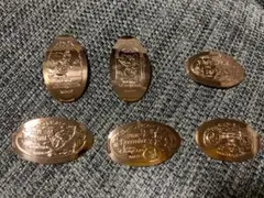 ディズニー スーベニアメダル：ドナルド&デイジー6枚セット