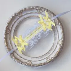 ぬい服 ぬいぐるみヘッドドレス イエロー