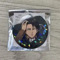 進撃の巨人 カラオケの鉄人 リヴァイ ホログラム 缶バッジ