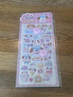 【新品未使用】　肉球シール　3D ぷにぷに　立体　シール　ステッカー