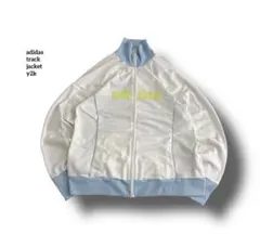 adidasアディダストラックジャケットy2k刺繍ロゴファイヤあのちゃん