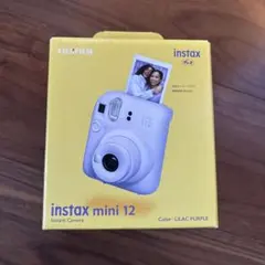 Fujifilm instax mini 12 Lilac Purple 本体