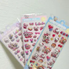 ラブブボンボンドロップシール３点まとめ売り