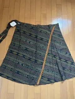 iloitooイロイト ストライプ柄 フリーサイズスカート