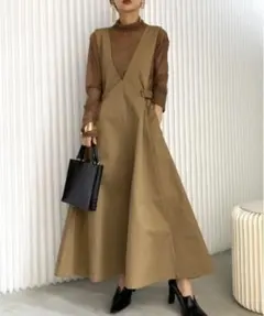 Ameri UND BAL COLLAR FRONT OPEN JUMPSUIT - メルカリ