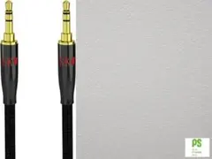 SKW 3.5mm 4極 オーディオケーブル 金メッキプラグ 1M AUXコードのサムネイル