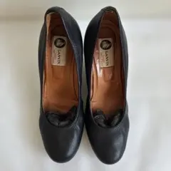 LANVIN ウェッジソール パンプス ブラックのサムネイル