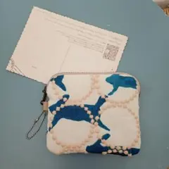 ハンドメイドポーチ　ミナペルホネン　❣runrunrun