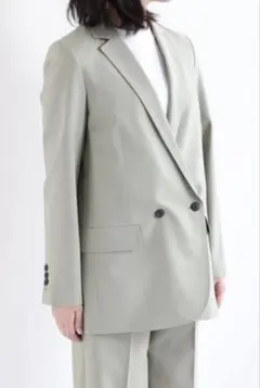 セオリー TRACEABLE WOOL DB BOY JKT SOFT SAGE