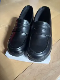 ブラックローファー キッズシューズ　21センチ