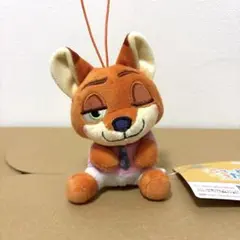ズートピア2　こてっとぺったんマスコット　ニック・ワイルド　新品未使用　美品