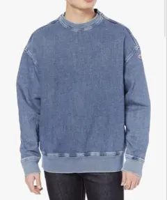 【正規品】美品 DIESEL D-KRIB-NE トラックデニムスウェットのサムネイル