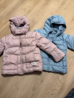 BEAMS mini フード付きダウンコート ユニクロダウン