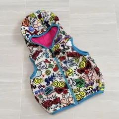 【美品】ヒステリックミニ «80» 総柄 リバーシブル ダウン アウター