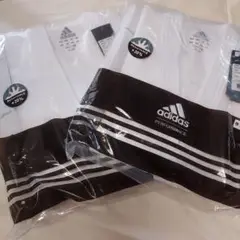 (新品未使用)adidas 柔道衣 上下セット　帯付き 150　2セット