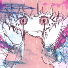 Ｎｏ．22 オリジナル手描き原画イラスト 一点物 ドローイング