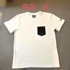 美品　ニューエラ　迷彩ポケット付き　ホワイトT シャツ　Mサイズのサムネイル