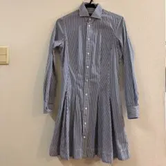 【美品】　ラルフローレン シャツワンピース　Sサイズ　ブルーシャツ