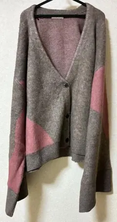 ミックスカラーカーディガン　　　mideal