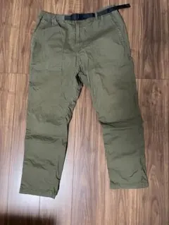 ◆Gramicci ウェザータックテーパードパンツ Lサイズ カーキ◆