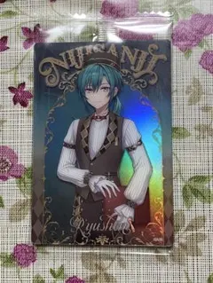 にじさんじ ウエハース メタリックプラカード 緑仙