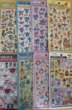 ［正規品］ディズニー第二弾　ボンボンドロップシール　コンプリート